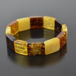 Amber bracelet mix color new jewelry